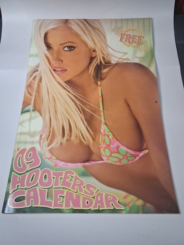 HOOTERS Calendar 2009 With Four Signatures