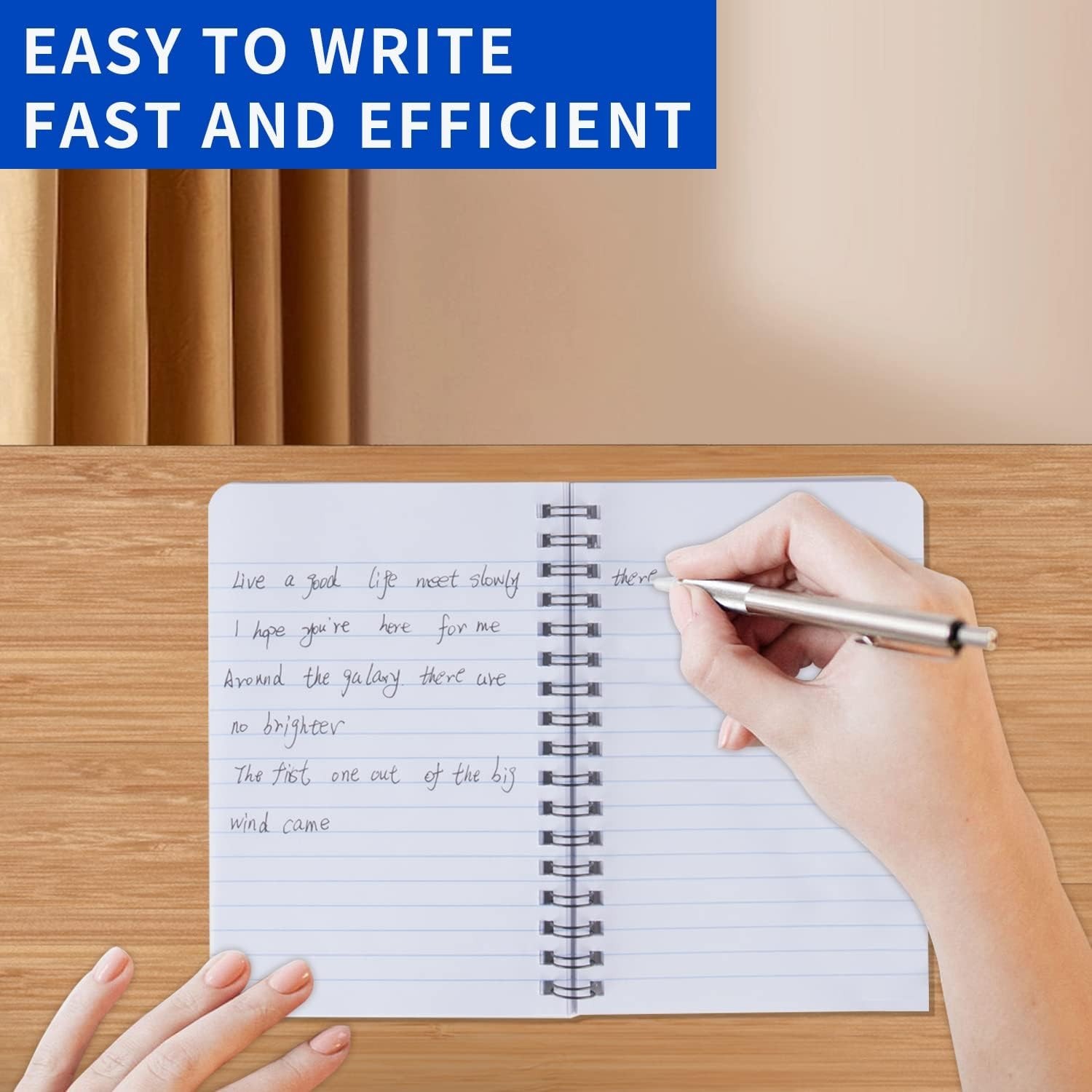 Spiral Notebook 4Pack Pocket Notebook 4.2"X 6.1" Pocket Notepad Small Notebook