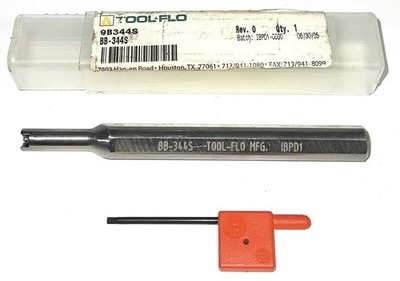 NEW 1/2'' TOOL FLO BB-344S BAR FOR INTERNAL GROOVING, THREADING, & BORING