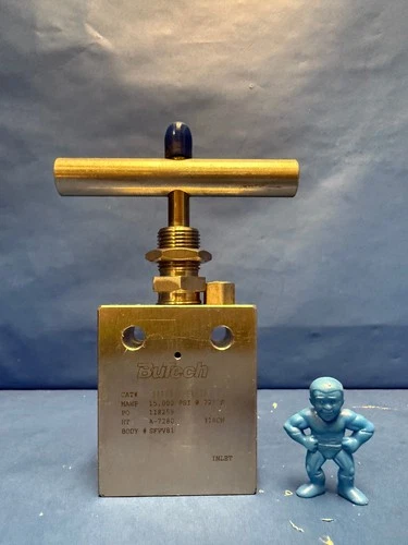 BuTech SFPV81V-PM-SS Needle Valve 15,000 PSI