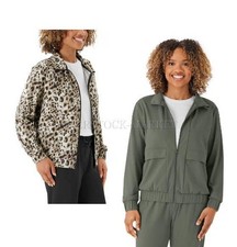 NEW WOMEN'S MEMBER'S MARK FULL ZIP LIGHTWEIGHT STRETCH TRAVEL JACKET VARIETY