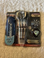 Unicorn Mx175 Soft Tip Latinum Darts 2007 Level 4 New Sealed Package 17 Gram Unicorn Mx175 Soft Tip Latinum Darts 2007 Level 4 New Sealed Package 17 Gram