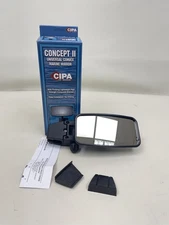 CIPA 11073 CONCEPT 2 UNIVERSAL 4" X 8" CONVEX REARVIEW MIRROR MARINE BOAT