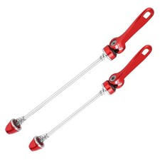 (Red)Bolany Bicycle Hub Quick Release Skewer Lever Aluminum Alloy 100mm Rea IDM
