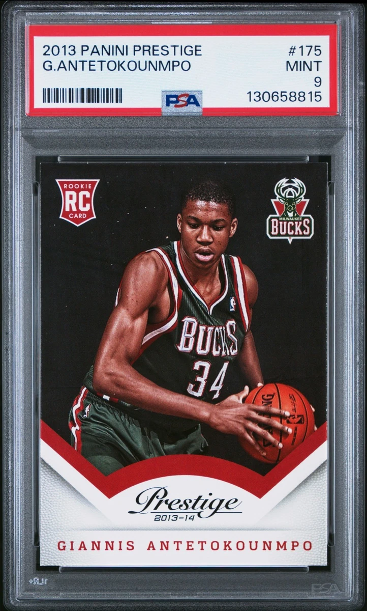 Giannis Antetokounmpo Basketball Grade 9 Rookie Sports Trading