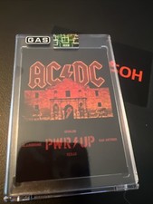 Custom Art Card Featuring AC/DC at San Antonio Only 200 Made Not #'d