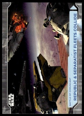2021 Topps Star Wars: Battle Plans Republic & Separatist Fleets Collide #21