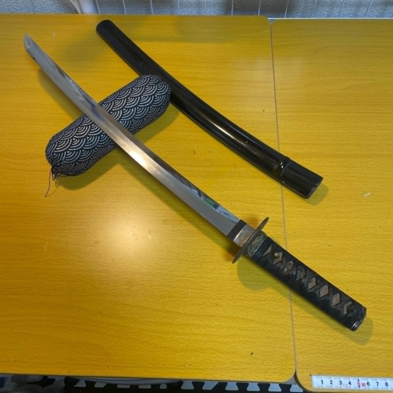 Antique Japanese Wakizashi (with a copy of the registration from Japan)