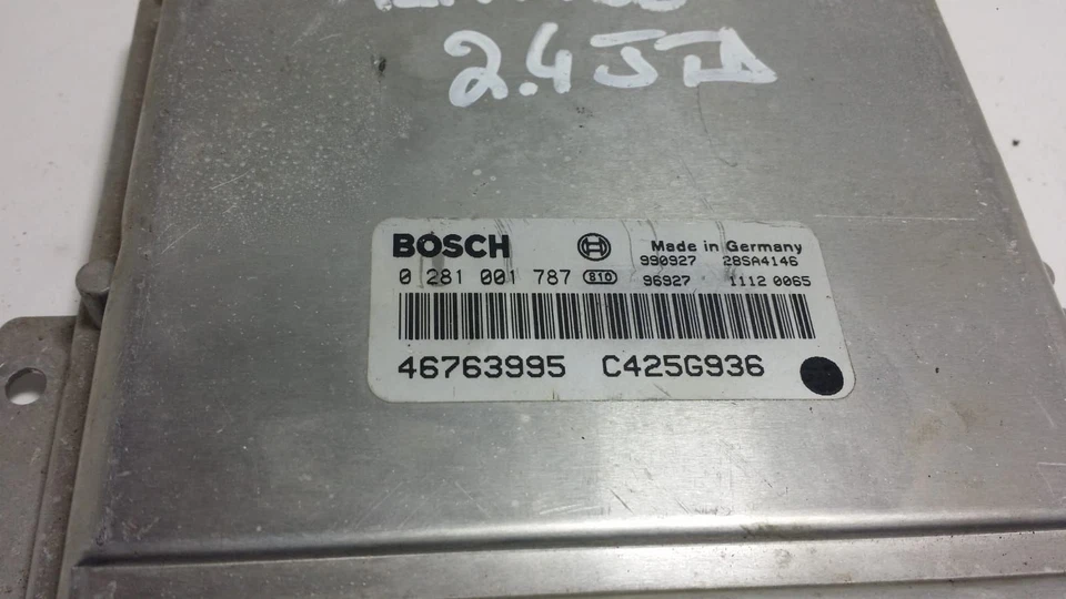 CENTRALINA MOTORE PER ALFA ROMEO 166 Serie (936_) 0281001787 Diesel 2400 (98>03 - Immagine 3 di 4