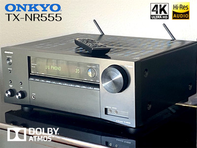 ONKYO TX-NR555 Network 7.2 Receiver DOLBY ATMOS Google Cast AirPlay WiFi 4K ARC