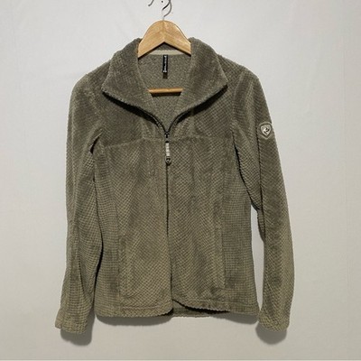 KUHL Women's XS Gray Zip Up Fleece Jacket Soft Plush Cozy Warm Outdoor Comfy
