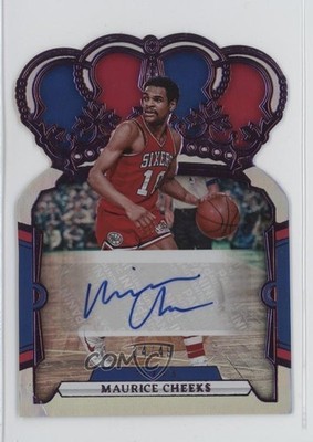 2023-24 Panini Crown Royale Crown Pink /49 Maurice Cheeks #CA-CHE Auto HOF 02ti