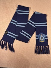 Harry Potter Ravenclaw Striped Scarf Fringe Edge Wizard Hogwarts Cosplay