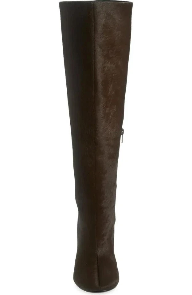 $400 - Jeffrey Campbell модифицированный икры волос колена загрузки в коричневый размер 9 - Изображение 2 из 4