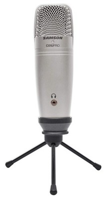 Samson C01U Pro USB Studio Condenser Microphone 19mm Diaphragm Zero Latency