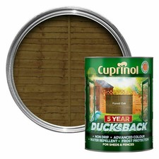 Cuprinol DUCKSBACK Fence Paint All Colours 5 Year Wood Protection 5 Litre