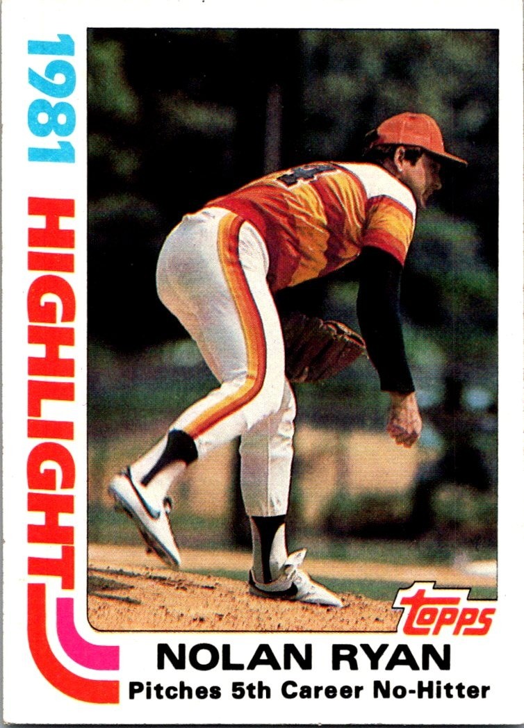 1982 Topps #5 Nolan Ryan