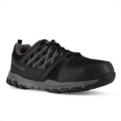 Reebok Work Men's Sublite Steel Toe Comfort Athletic Work Shoe  Black - 9 Wide