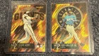 1995 Pinnacle - Team Pinnacle Ken Griffey Jr, Barry Bonds #TP7 Dufex Front/back