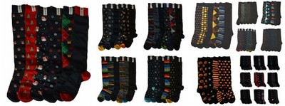 CIOCCA Herren Socken lang hoch 6er Pack warme Baumwollsocken mit sc