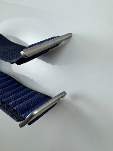 Oryginalny Apple Watch 44MM 45MM 46MM 49mm Alpine Loop Naturalny tytan Granatowy - Zdjęcie 5 z 8