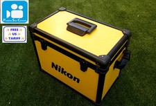 N MINT Nikon Yellow Hard Aluminum Camera Case 45x27x35cm From JAPAN