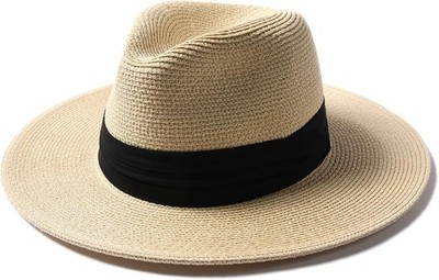 FURTALK Unisex Panamahut Breite Krempe Sonnenhut für Herren und Damen Strand