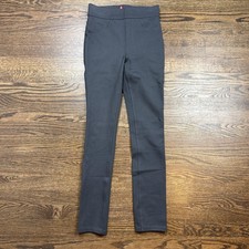 Spanx Pants Womens XS Dark Gray High Rise Stretch Leggings Jeggings Pull On