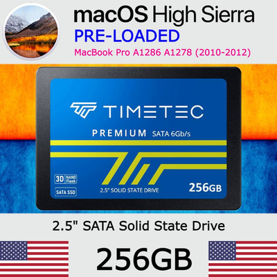 NEW 256GB 2.5'' SSD | High Sierra 10.13 Pre-Loaded | MACBOOK PRO 2010 2011 2012
