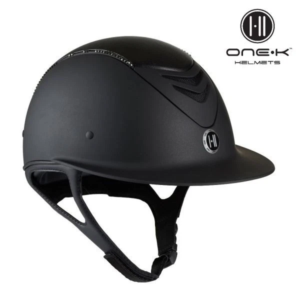 OneK Reithelm AVANCE Matt Swarowski - schwarz  Schale 1 / Gr. M - 55-56