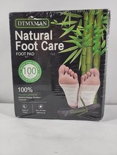 100PCS Bamboo Foot Pads   Natural Detox  Sleep Aid with Adhesives