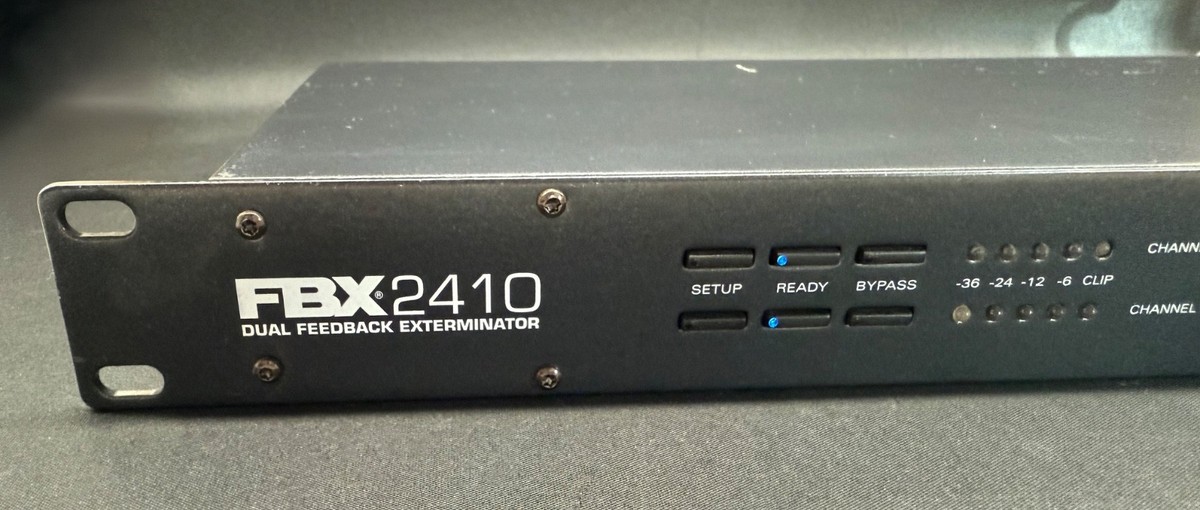 Sabine FBX2410 Feedback Exterminator 1U Rack Mount Unit FBX 2410 