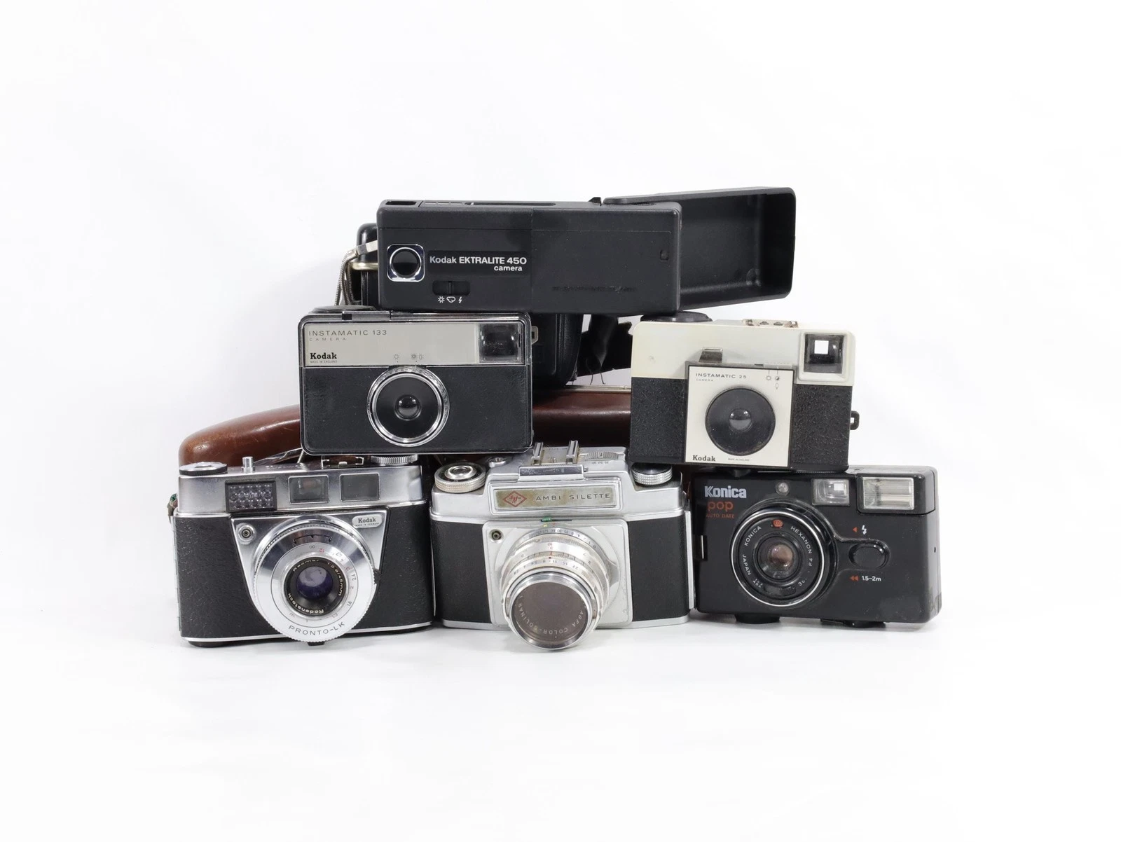 Vintage Camera Collection | Konica Kodak Agfa | Collectible Film Cameras |