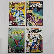 Amazing SPIDER-MAN #371-374 Marvel Comics 1993 VENOM ATTACKS Lot Of 4 Pls READ⬇