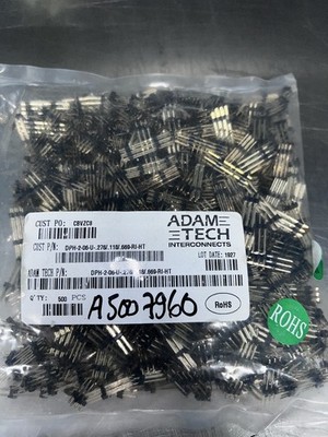 500 Count, DPH-2-06-U-.276/.118/.669-RI-HT Adam Tech New