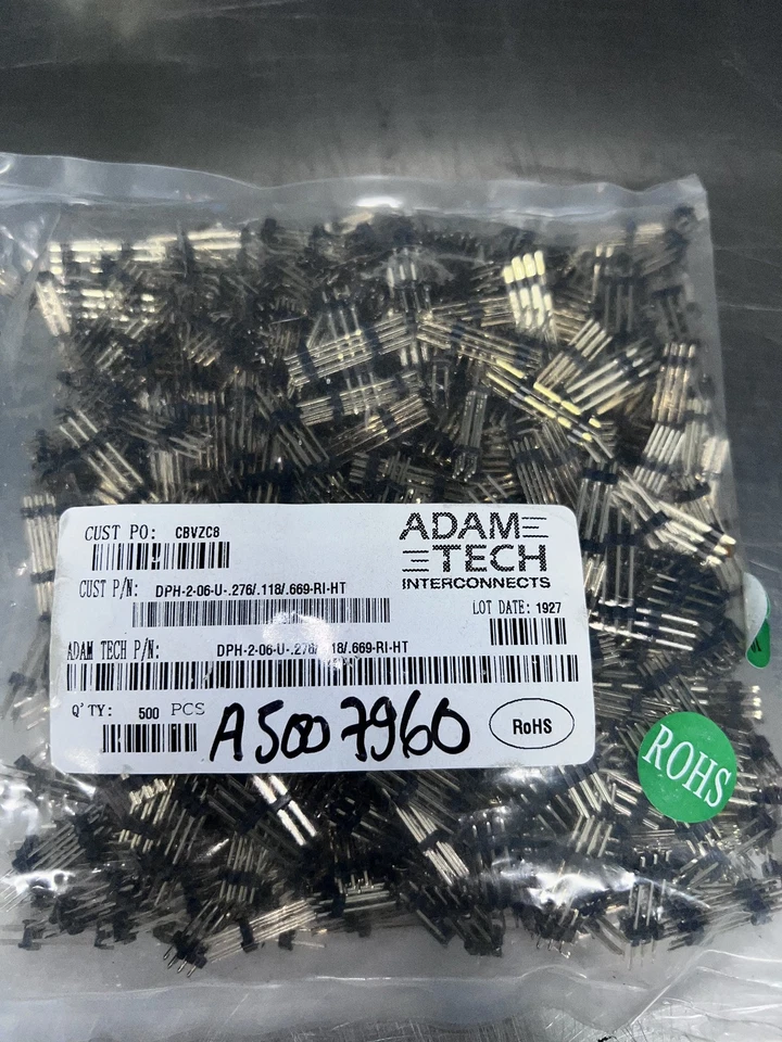 500 Stück, DPH-2-06-U-.276/.118/.669-RI-HT Adam Tech New - Bild 1 von 1