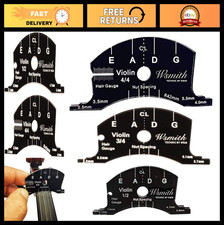 3pcs Fingerboard Scraper Template Tool for Violin Bridge Repair - Black