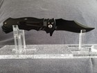 8" Rite Edge Spring Assisted Double Lined Liner Lock Pocket Knife Creepy Cat — photo 2