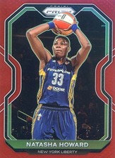 2021 Panini Prizm WNBA Red #/299 NO. 21 Natasha Howard - New York Liberty