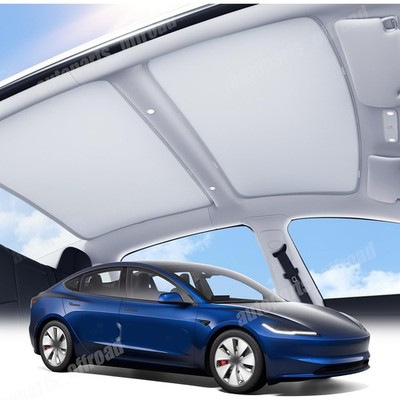 Sze Sunroof Shade for Tesla Model Y 2020-2023 2024 2025 Glass Roof Sunshade Foldable
