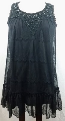 new look black lace dress