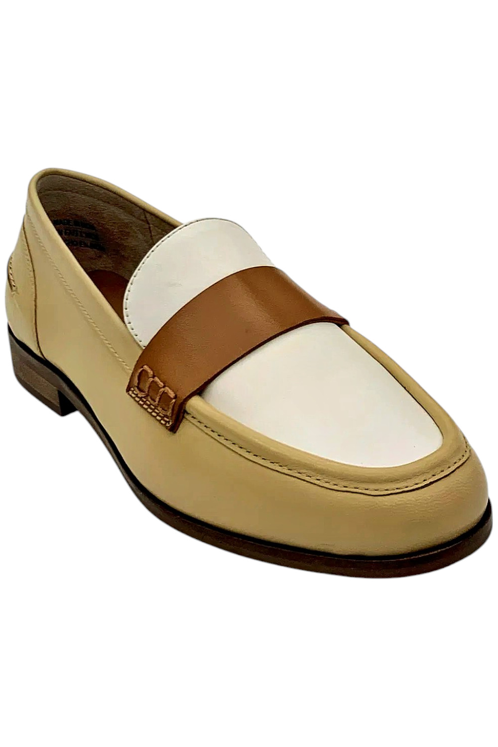 Сейшельские женские кожаные мокасины- Рано или поздно загарКоричневыйСлоновая кость 10190₽