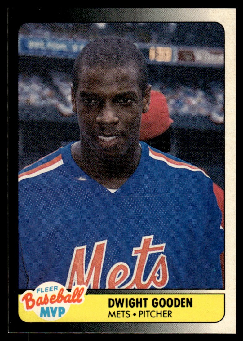 1990 Fleer Baseball MVP's #12 Dwight Gooden New York Mets