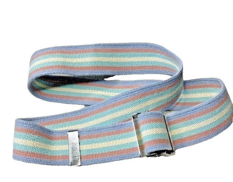 Cinturones a rayas de mezcla de algodón para mujeres