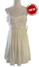 Altar'd State Women Size Medium Cream Boho Bohemian Dress NWT 9-964