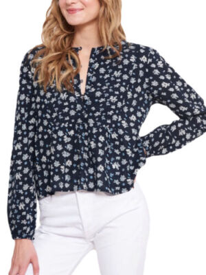 ROBERTA ROLLER RABBIT Damen Navy Jessica Huri Top Gr M 165 $ Neu