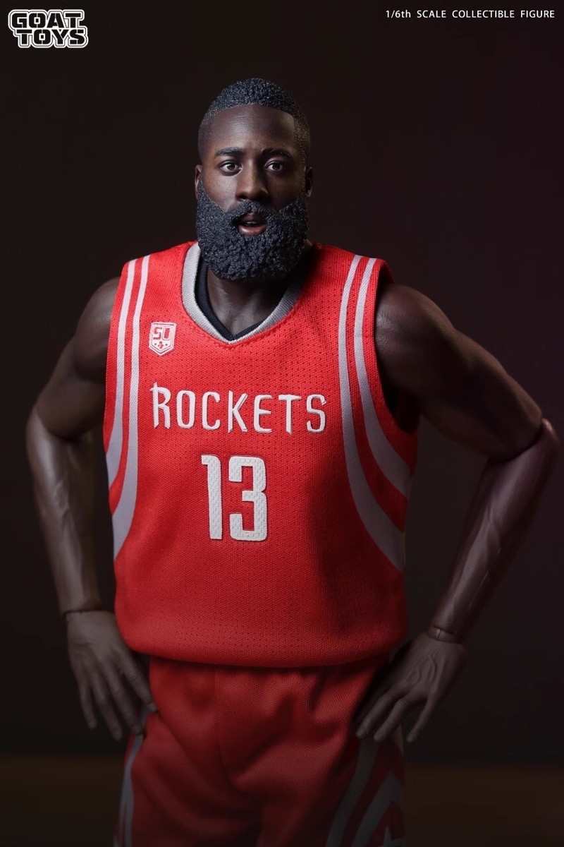 【新品未使用】ENTERBAY JAMES HARDEN フィギュア NBA James Harden 13 Houston Rockets Enterbay Motion Action Figure