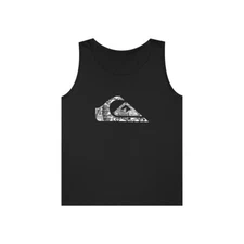 Quiksilver Outlaw Surf B&W Logo Tank