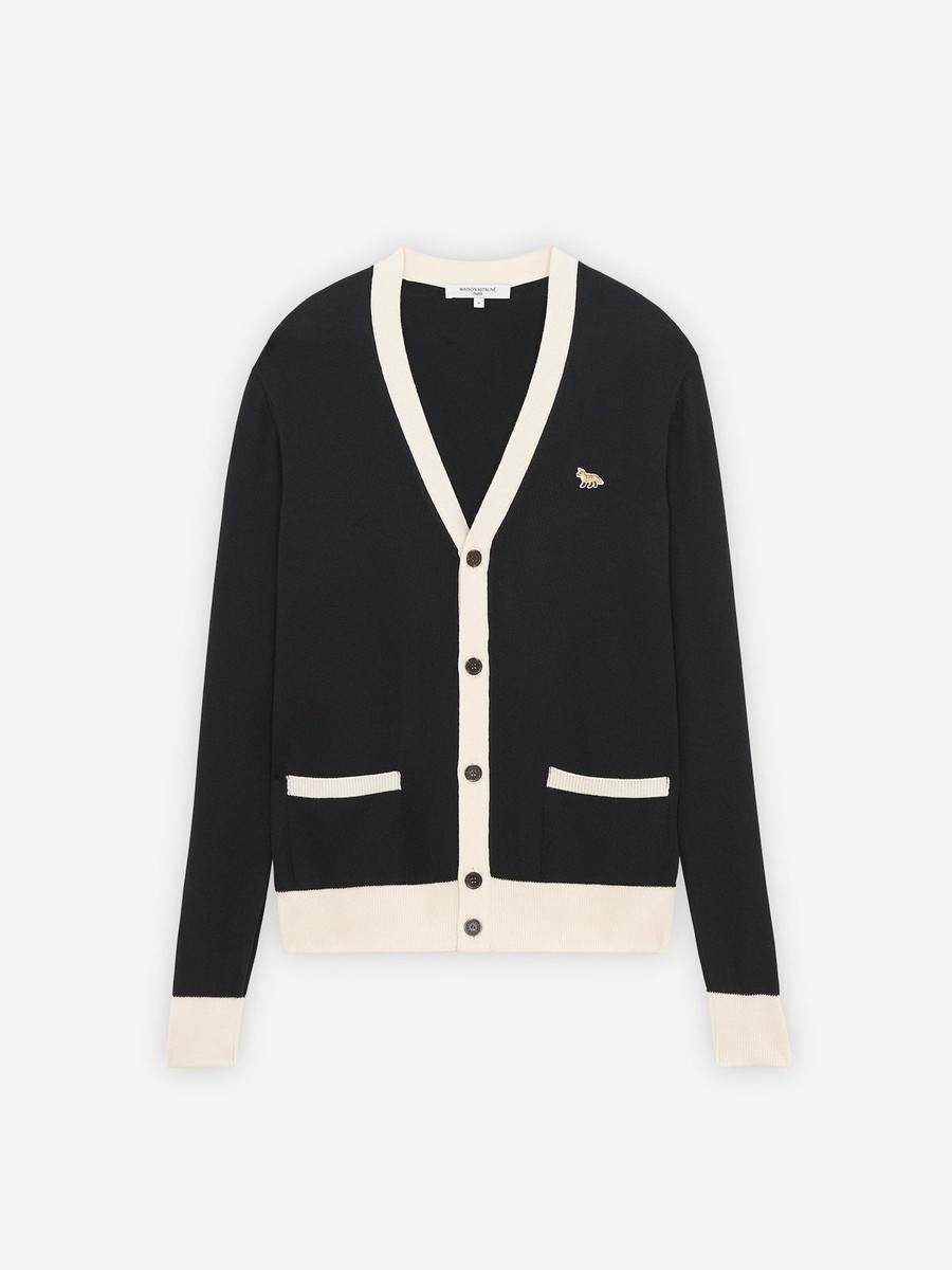 Maison Kitsune Unisex Baby Fox Patch Bi-Color Classic Maison Kitsune Unisex Baby Fox Patch Bi-Color Classic