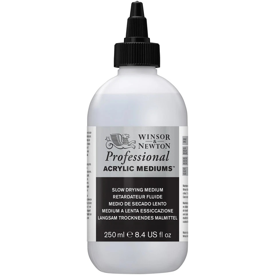 Winsor & Newton Artist's Acrylic Professional Slow Drying Mediums 125ml or 250ml